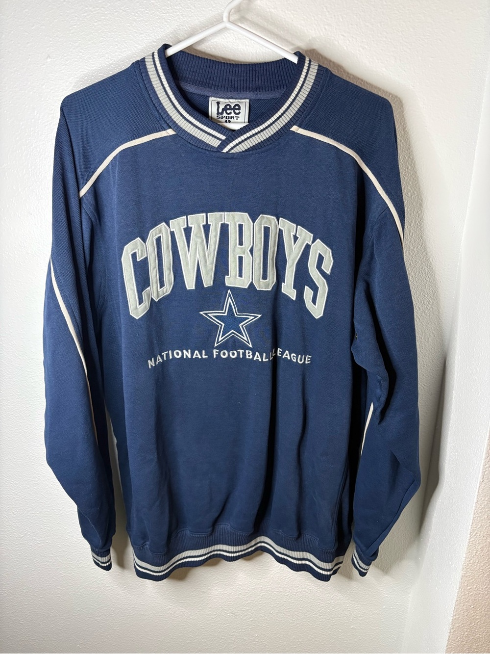 VINTAGE 90’s Dallas Cowboys Navy Crewneck Sweatshirt - L